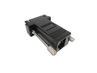 Adaptador Db9 Serial para Rj45  Fêmea Preto Sk1225