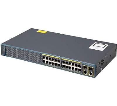 Switch Cisco WS-C2960-24TC-S 24x Portas RJ45 10/100 + 2x SFP