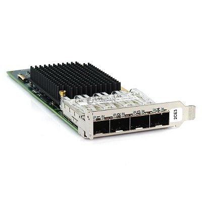 Placa Rede Emulex 4x Portas SFP+ 10Gbps: Perfil Baixo