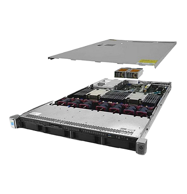 Servidor HP ProLiant DL360 G9: 2x Xeon 12 core, DDR4 256GB, 2x HD SAS 600GB