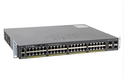 Switch Cisco Catalyst 2960X Series POE+ WS-C2960X-48LPS-L: 48x RJ45 10/100/1000, 4x SFP