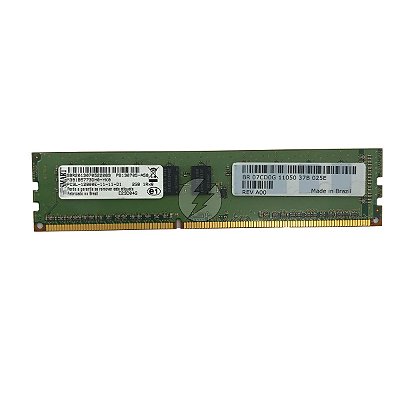 Memória RAM SMART M391B5773DH0-YK0 E23D04G: DDR3L, 2GB, 1Rx8, 1600E, ECC UDIMM