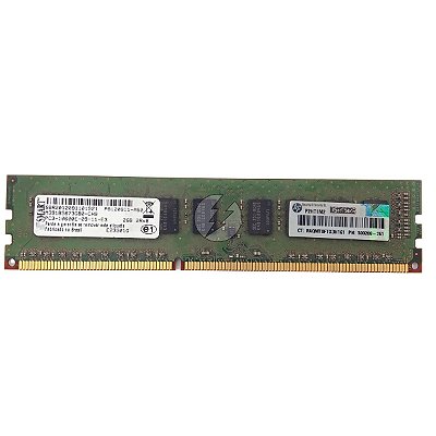 Memória RAM SMART M391B5673GB0-CH9 E23G01G 500209-261: DDR3, 2GB, 2Rx8, 1333E, ECC UDIMM