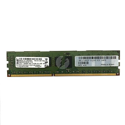 Memória RAM SMART M393B5273CH0-YH9 R43C01G 49Y1425 0T6KGP: DDR3L, 4GB, 2Rx8, 1333R, RDIMM