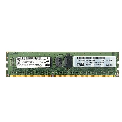 Memória RAM SMART M393B5270DH0-YH9 R43D11G 49Y1424: DDR3L, 4GB, 1Rx4, 1333R, RDIMM