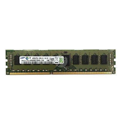 Memória RAM Samsung M393B5273DH0-YH9: DDR3L, 4GB, 2Rx8, 1333R, RDIMM