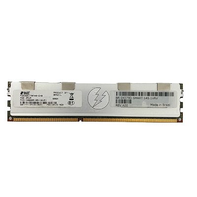 Memória RAM SMART M393B5170FH0-CH9 0X079D 806H 500203-261: DDR3, 4GB, 2Rx4, 1333R, RDIMM