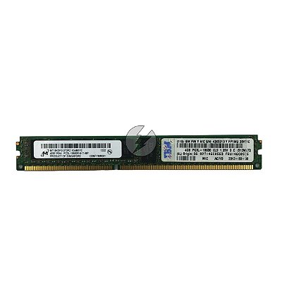 Memória RAM Micron MT18KDF51272PZ-1G4M1 435313 46C0575: DDR3L, 4GB, 1Rx4, 1333MHz, 10600R, RDIMM, VLP