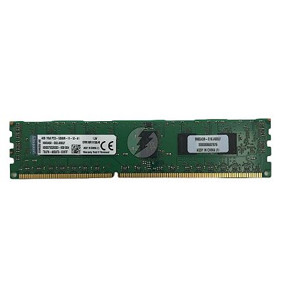 Memória RAM Kingston KVR16R11S8/4I: DDR3, 4GB, 1Rx8, 1600MHz, 12800R, RDIMM