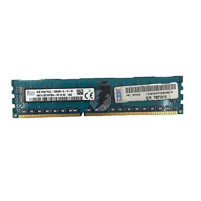 Memória RAM SK hynix HMT41GR7MFR8A-H9 78P1914: DDR3L, 8GB, 2Rx8, 1333R, RDIMM