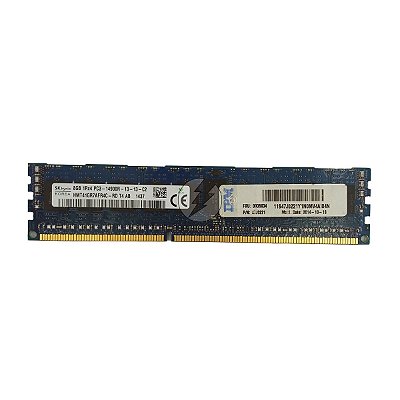 Memória RAM SK Hynix HMT41GR7AFR4C-RD 47J0221: DDR3, 8GB, 1Rx4, 1866R, RDIMM