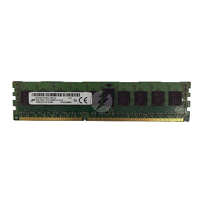 Memória RAM Micron MT18JSF1G72PZ: DDR3, 8GB, 1Rx4, 1866R, RDIMM
