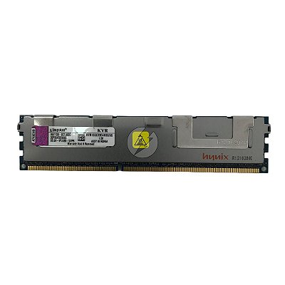 Memória RAM Kingston KVR1333D3D4R9S/8G com dissipador: DDR3, 8GB, 2Rx4, 1333MHz, 10600R, RDIMM