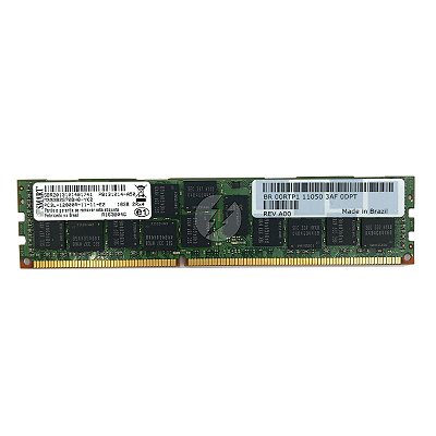 Memória RAM SMART M393B2G70BH0-YK0 R163B04G: DDR3L, 16GB, 2Rx4, 1600R, RDIMM