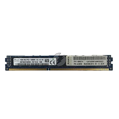 Memória RAM SK hynix HMT82GV7AMR4C-RD 47J0236 46W0714: DDR3, 16GB, 2Rx4, 1866MHz, 14900R, RDIMM, VLP