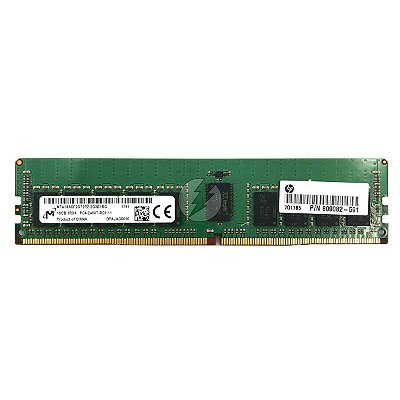 Memória RAM Mícron MTA18ASF2G72PZ 809082-591: DDR4, 16GB, 1Rx4, 2400T, RDIMM