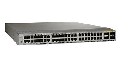 Switch Cisco Nexus 3064-T, 48x Portas Giga + 4x QSFP+ 40Gb