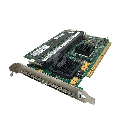 Placa Controladora SCSI LSI Logic PCBX518-B1: 2x SCSI + RAM 128MB