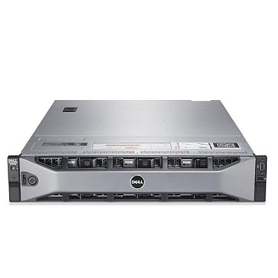 Servidor Dell R710: 2 Xeon SixCore, 128Gb, 2x HD 1TB, Trilhos, Bezel, Placa H700