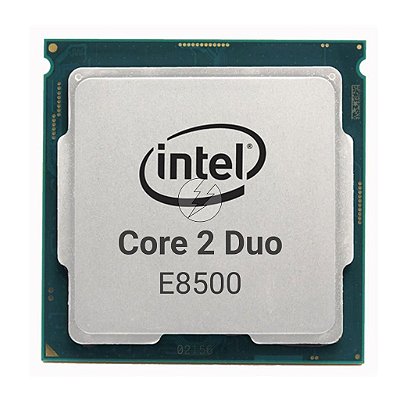 Processador Intel Core 2 Duo E8500: 2 core, Socket LGA775, 6MB