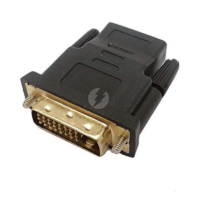 Adaptador YDTECH 81664: HDMI fêmea para DVI-M macho