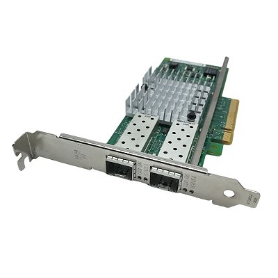 Placa de Rede Intel X520-SR2: 2x SFP+ 10GB, PCI-E 2.0 / PERFIL ALTO