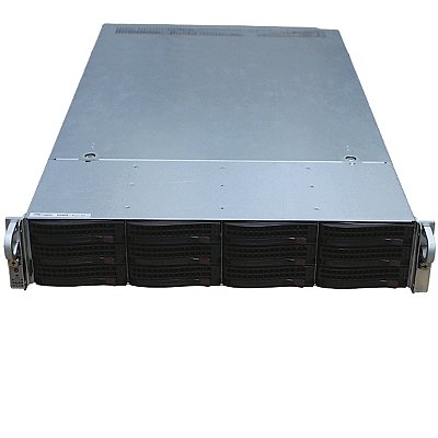 Servidor Supermicro 6028U: 2 Xeon E5-2683 V3, 64Gb, 2x Sas 300Gb, 12 Baias