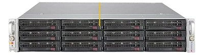 Servidor Supermicro 6028U: 2 Xeon E5-2673 V3 12 Core, 64Gb Ddr4, 2TB SSD + 60TB SATA