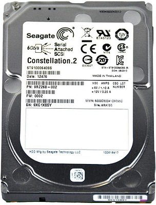 Hd Sas Seagate 1tb 2.5 7.2k Constellation.2 St91000640ss