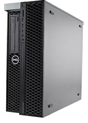 Workstation Dell T5820: Xeon W-2123 QuadCore, Ram 128Gb, SSD 480Gb, SEM PLACA DE VÍDEO