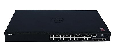 Switch Dell N1524: 24 Porta Giga Rj45, 4x SFP+ 10 Giga