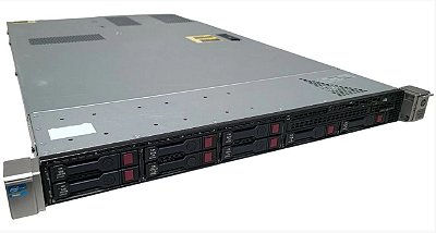 Servidor HP DL360 G8 c/ 8B de 2,5": 2 Xeon 2650 v2 OctaCore, Ram 128Gb, 2x SAS 1TB, SFP+ 10Gb.