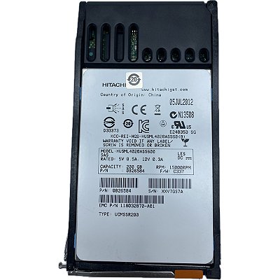 HD 200 GB HITACHI 200GB 520 BPS 2,5" para VMAX 10K 20K 40K