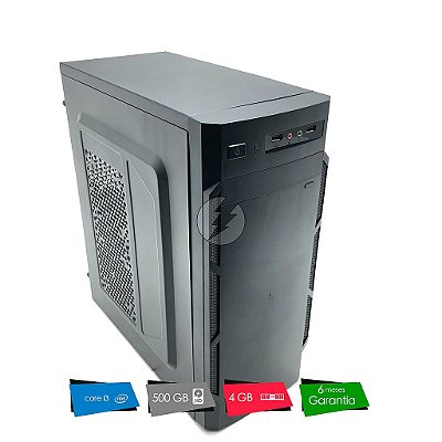 Computador i3 + 4GB DDR3 + 500GB HD SATA + WiFi - Micro NOVO com GARANTIA - Processador Intel Core i3 2,93GHz - Adaptador Wifi USB - Gabinete Mini Torre - Ótimo custo beneficio