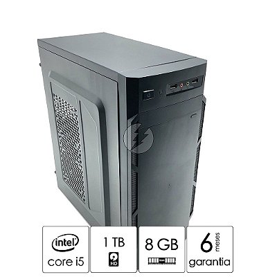 Computador Intel Core i5 + 8GB DDR3 + 1 Tera HD SATA + WiFi - Desktop NOVO - Adaptador WiFi - Processador i5 3.2GHz - Excelente custo beneficio