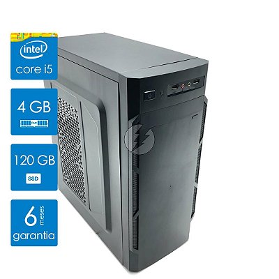 Computador Intel Core i5 QuadCore 3.10Ghz, 4GB DDR3, 120GB SSD, acompanha WiFi