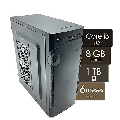 Micro Computador i3 + 8GB DDR3 + HD 1 Tera - Desktop com Garantia 6 meses