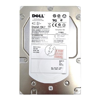 HD Dell 300GB, Sas, 3,5"  Pol, 15K: 0f617n