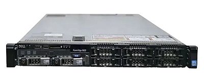 Servidor Dell PowerEdge R620: 2x Xeon 6 core, RAM 64GB, 2x HD SAS 1TB