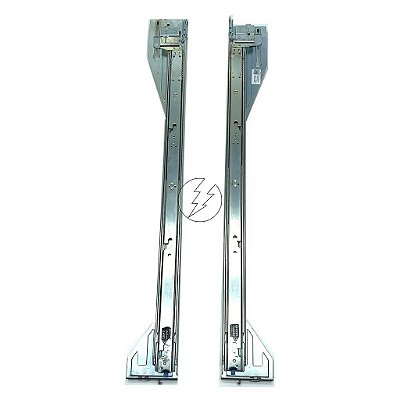Par de Trilhos para Servidor Dell R710, R810, R910 - 2U - Usado com Garantia de 6 meses - Uso em Rack