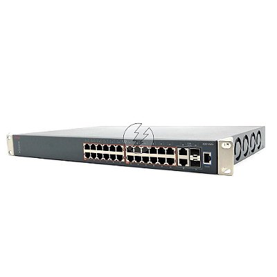 Switch Avaya 3500 Séries 3526T-PWR+: 24 portas 10/100