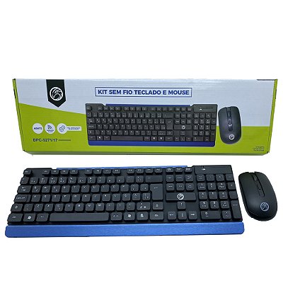 Kit teclado e mouse BPC BPC-5171/17: sem fio