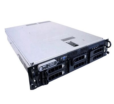 Servidor Dell PowerEdge 2950 G2: 2x Xeon 2 core, DDR2 32GB, 2x HD SAS 300GB