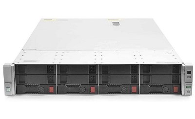 Servidor HP ProLiant DL380 G9 4 Baias: 2 Xeon 12 Core, DDR4 64GB, 2x HD SATA 3TB.