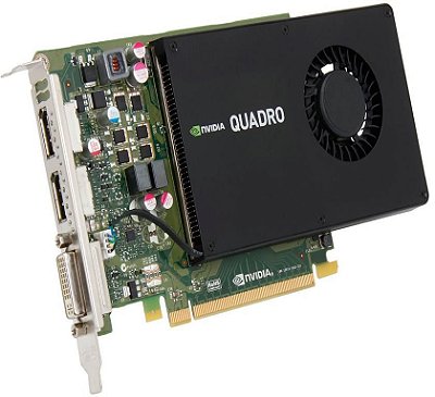 Placa De Video Pny Quadro K2200, 4gb Gddr5,128-bit, Seminova