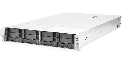 Servidor HP DL380 G9 c/ 4 Baias: 2 Xeon 12 Core, DDR4 64GB, 2x SAS 600GB.