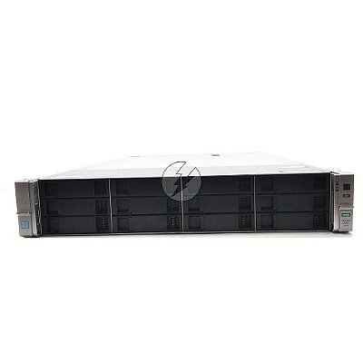 Servidor HP DL380 G9 c/ 4 Baias: 2 Xeon 12 Core, DDR4 512GB, 2x HD SAS 600GB.