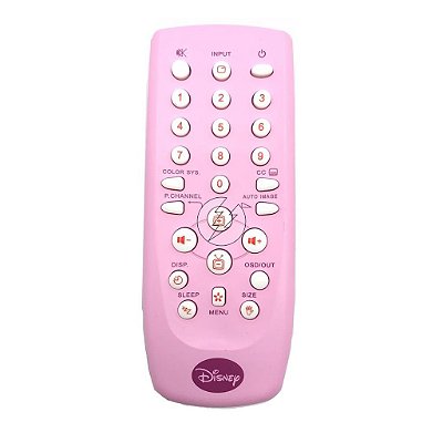 Controle remoto para TV CCE Disney: Rosa