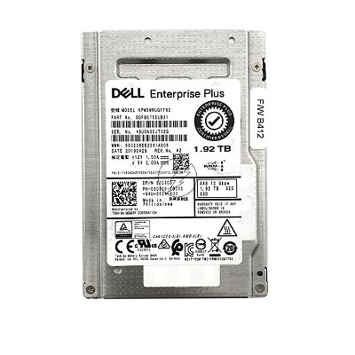 HD SSD Sas Dell 1.92 TB 12 Gbps 2.5" KPM5WRUG1T92 03c8c6