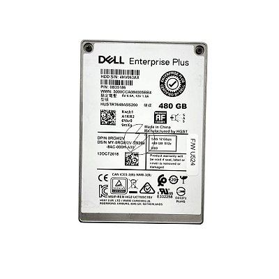 HD SSD 480GB, 2,5" Dell Enterprise Plus, SAS, 12 Gbps: 4HV063AX 0RGW2V